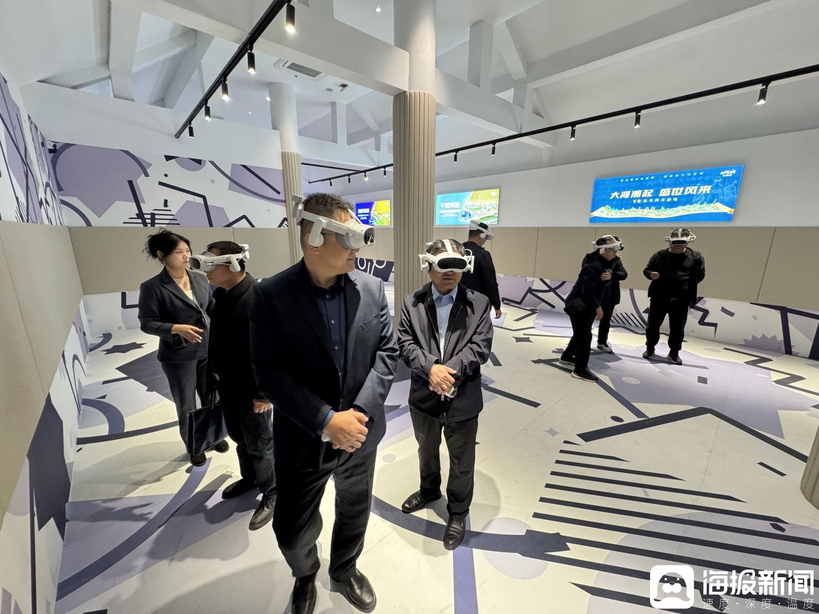 研讀州城從“兩河潮生”啟程丨一場VR“穿越”背後的研學實踐新圖景_大眾網(圖1)